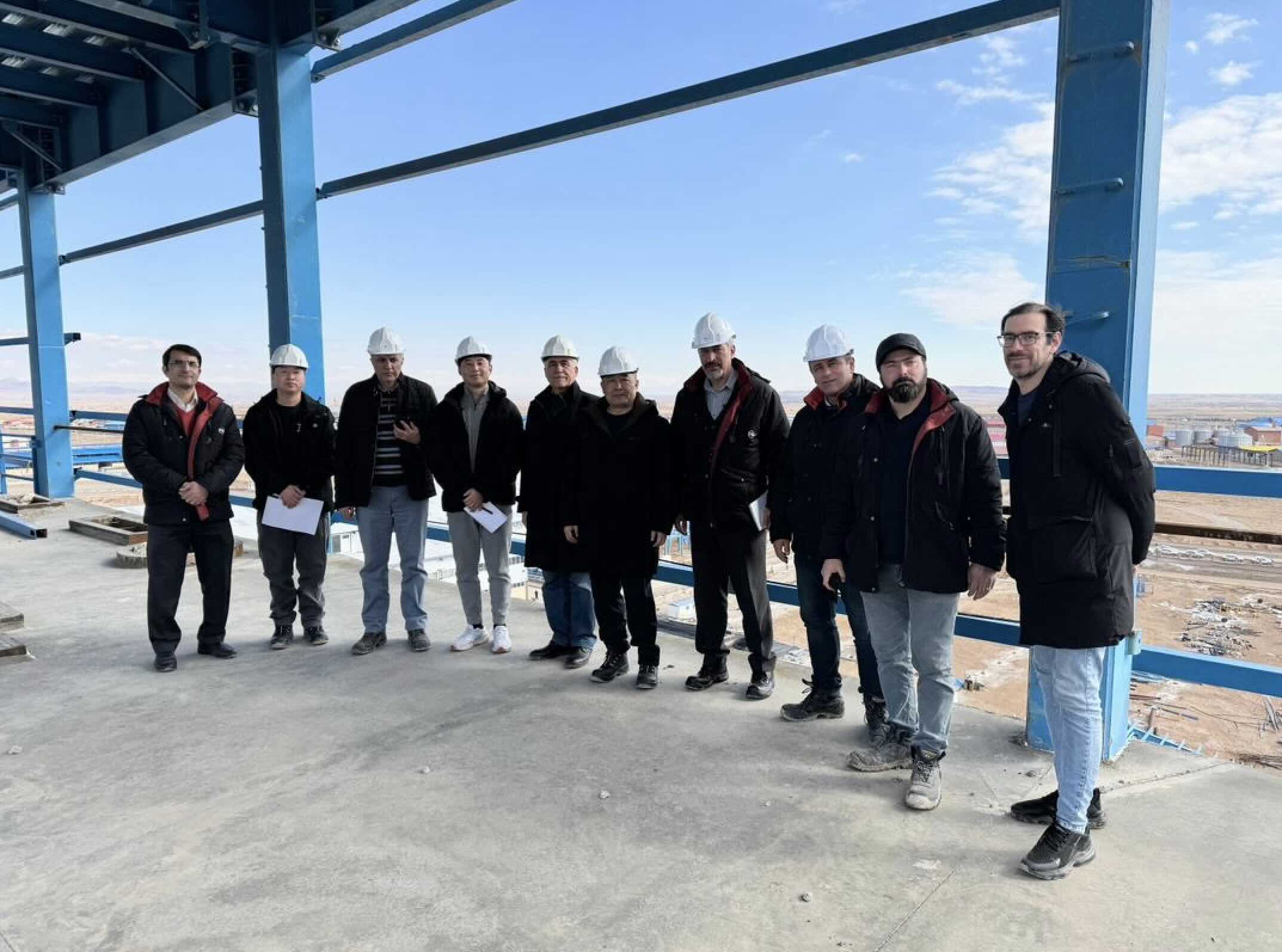 Besuch des laufenden 15T/H-Projekts für Waschmittelpulver